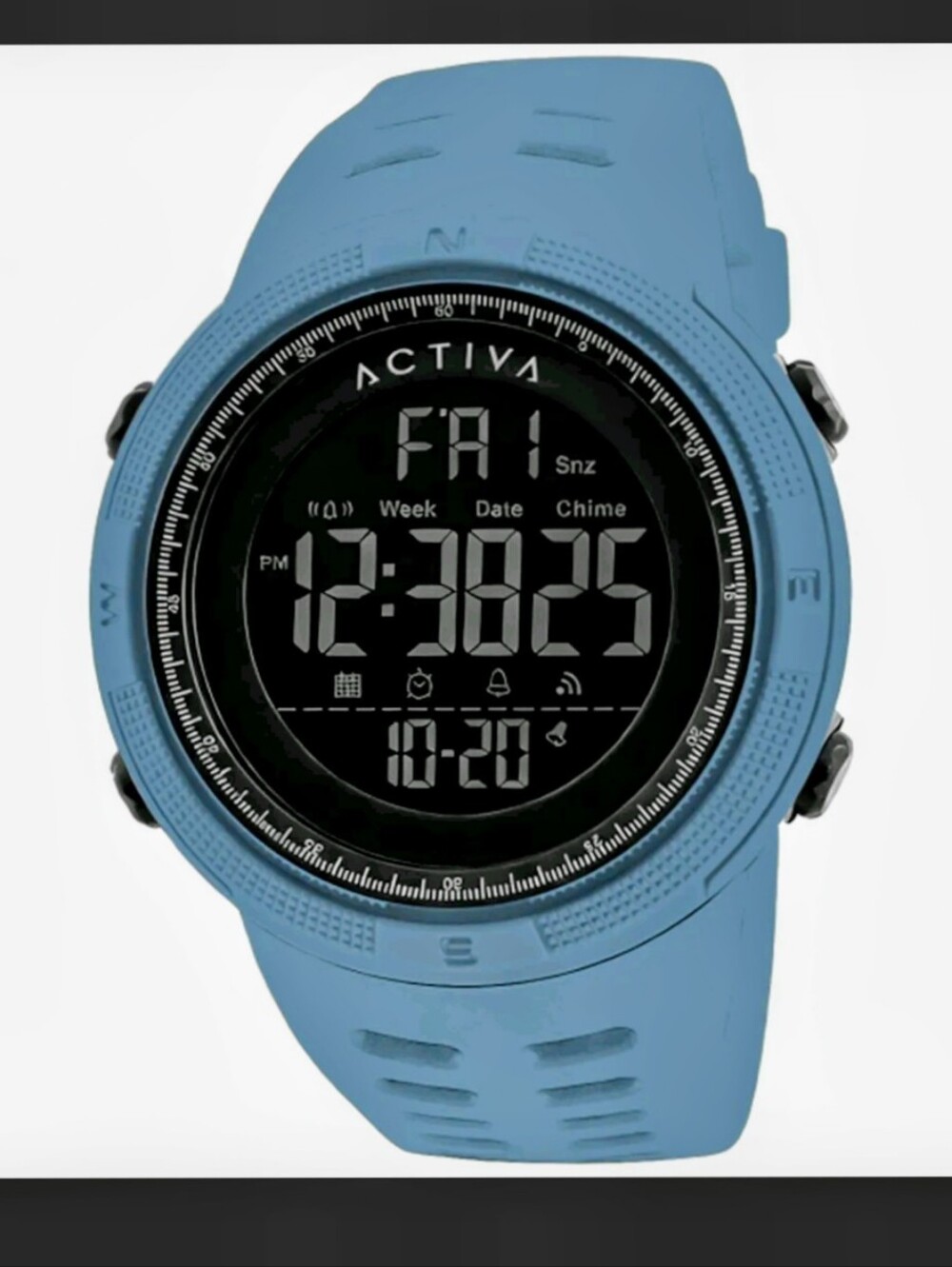 Invicta Light Blue Digital Men's Watch